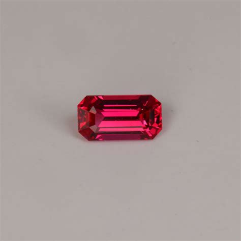 emerald cut ruby  carats moriartys gem art