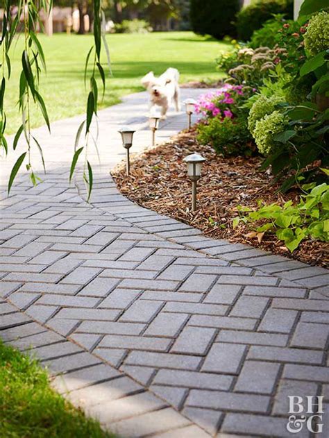 Transform Your Front Yard With A Beautiful Paver Walkway See Photos Now