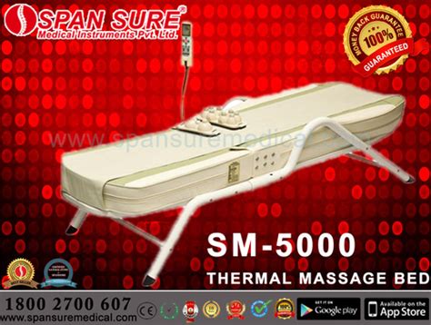 Full Body Electric Jade Massage Bed At Best Price In New Delhi Span Sure Medical Instruments