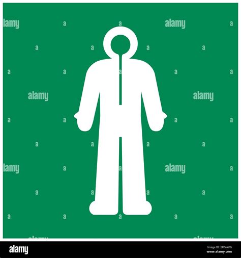 ISO 7010 Survival Clothing Sign Stock Photo Alamy