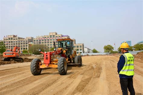 中能建建筑集团有限公司 工程建设 定远ppp：松园路新建道路工程快速推进