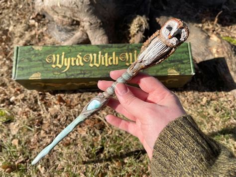 Magic Wand Larimar Owl Wand Wyrd Witch Wands Etsy