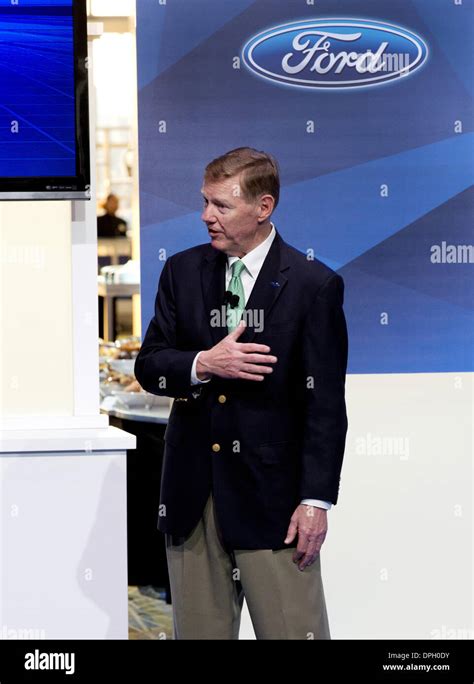 Alan Mulally, former president and CEO of Ford Motor Company. NAIAS ...