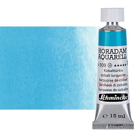 Schmincke Horadam Watercolor Cobalt Turquoise 15ml Jerry S Artarama