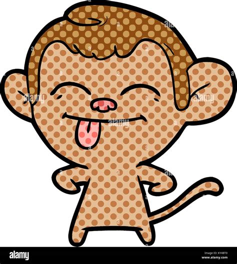 funny cartoon monkey Stock Vector Image & Art - Alamy