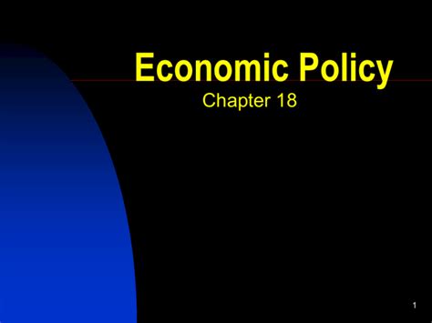 AP Government Chapter 18 Economic Policy Notes