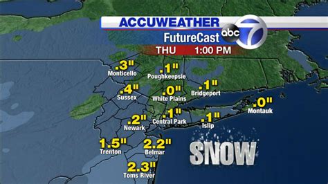 AccuWeather forecast maps for Wednesday's storm | abc7ny.com