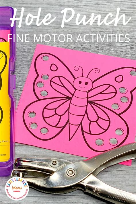 Fun Fine Motor Hole Punch Activities For Preschool To Use All Year Preschool Fine Motor Skills