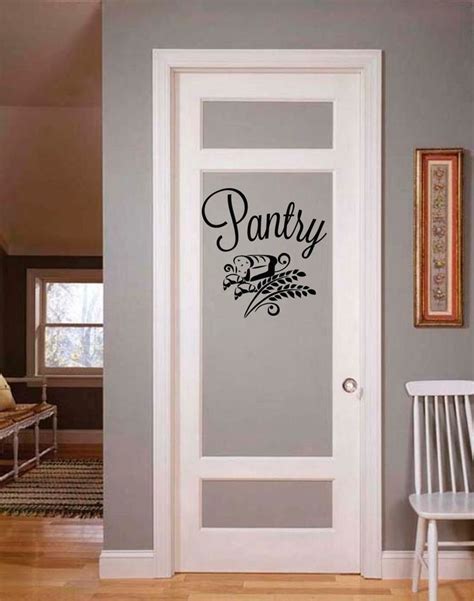 Pantry Vinyl Wall Decal Pantry Door Decal Vinyl Sticker For Etsy