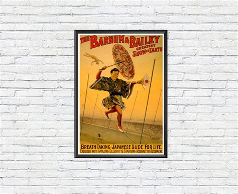 Barnum and Bailey Circus Posters Set of 6 Vintage Prints - Etsy