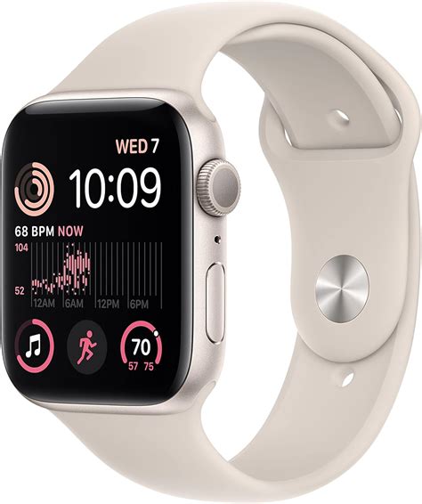 Amazon.com: Apple Watch SE (2nd Gen) [GPS 44mm] Smart Watch w/Starlight ...