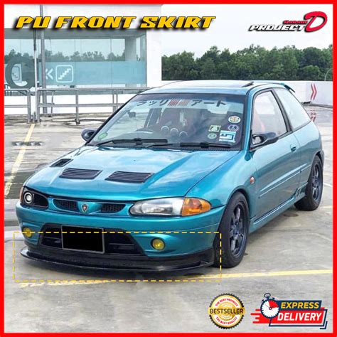 Ready Stockmdm Proton Satria Pu Front Skirt Getah Mantap Wira