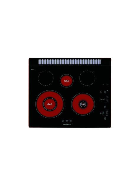 Vitrokitchen 101TGB Hobs Negro Integrado Combi 5 Zona S