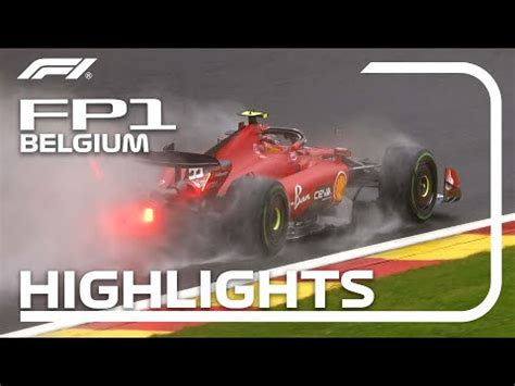 Fp Highlights Belgian Grand Prix Realtime Youtube Live View