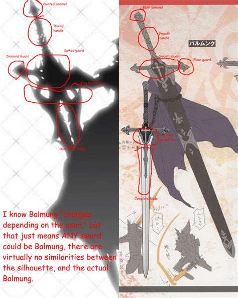 Silhouette Girl's Sword Looks Nothing Like Balmung, What Are You Talking About : r/grandorder