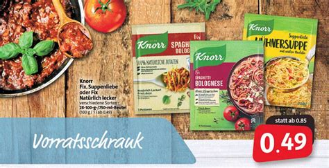 Knorr Fix Suppenliebe Oder Fix Natürlich Lecker Angebot bei Markant