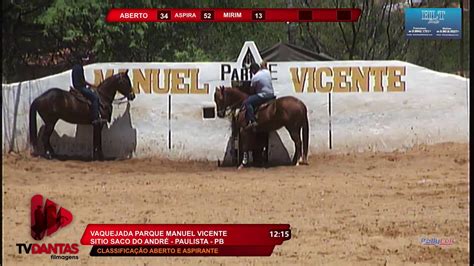 Vaquejada Ao Vivo Parque Manuel Vicente Paulista Pb Youtube