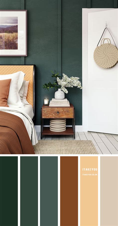 Brown and Green Bedroom Colour Combo I Take You | Wedding Readings ...