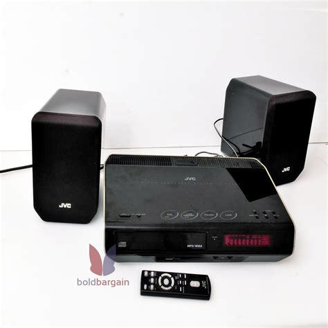 Jvc Ux Ep100 Micro Hifi System With Cd Mp3 Player Fm Radio Aux In Usb Socket For External