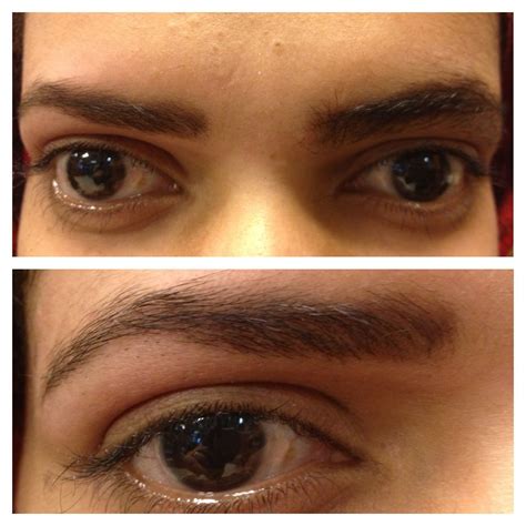 Eyebrow Threading Before After By Raghad Threading Eyebrows Brow