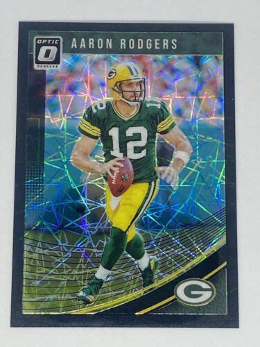 2018 Panini Donruss Optic Black Velocity Aaron Rodgers 25 EBay