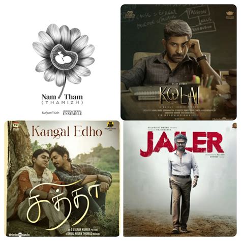 Top Tamil Songs of August 2023