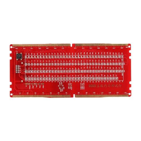 Carte testeur d emplacement de mémoire RAM DDR5 avec voyants LED