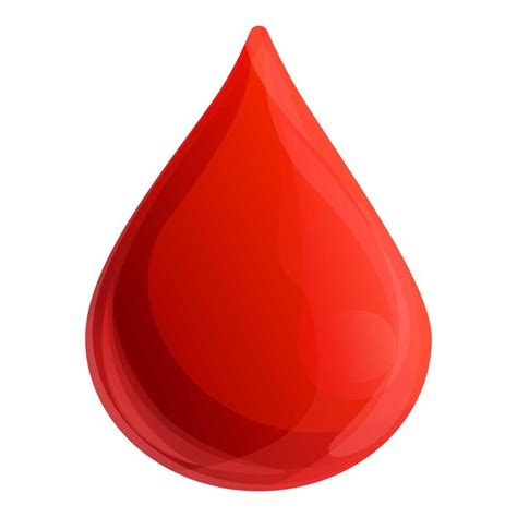 Premium Vector Blood Drop Icon Cartoon Of Blood Drop Vector Icon For