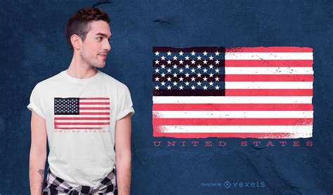 Usa Flag T Shirt Design Vector Download