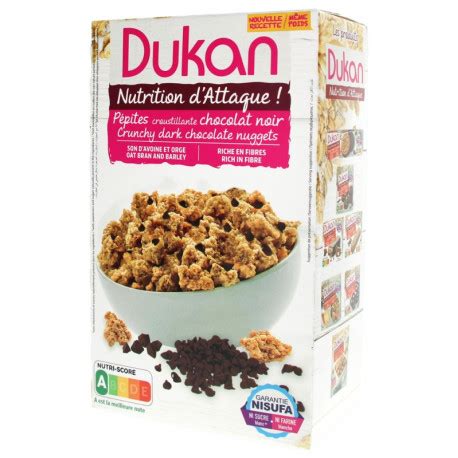 Dukan C R Ales P Pites Au Chocolat Noir Petit D Jeuner Nutri Score A