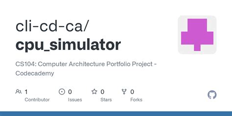 CPU Simulator - Portfolio Project: Computer Architecture - Codecademy Forums