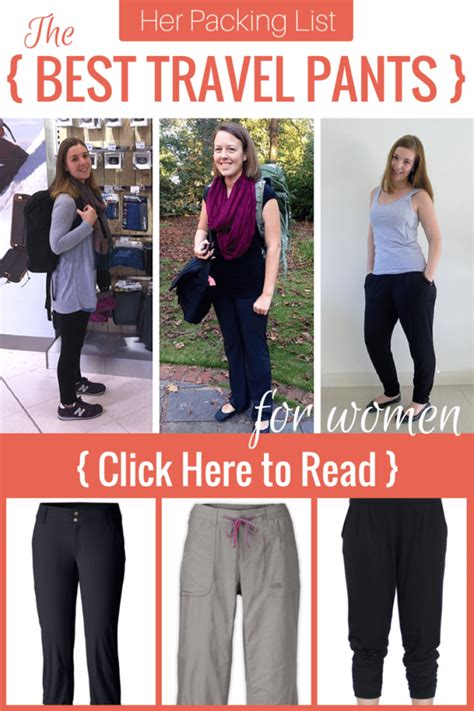 What Are The Best Travel Pants For Women • Her Packing List