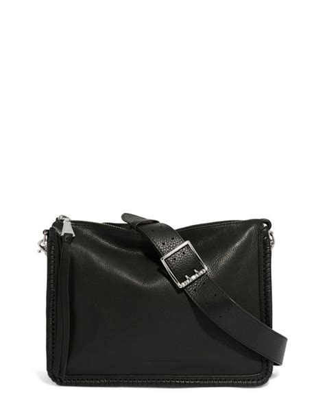 Aimee Kestenberg Famous Leather Large Crossbody Bag in Black | Lyst