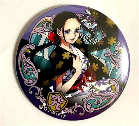 One Piece Yakara WORLD Can Badge Button Nico Robin Mugiwara Oda Jump