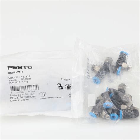 5PCS NEW QSML M5 4 153333 For FESTO Quick Connector Free Shipping EBay