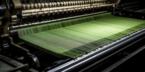 Premium Photo | Textile Factory Machine Weaving Loom Cotton Production ...