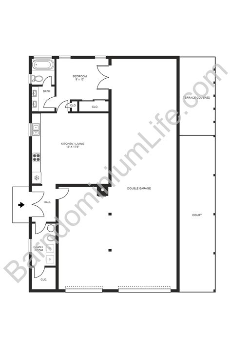 Workshop With Living Quarters Plans 20 Best Barndominium Plans With