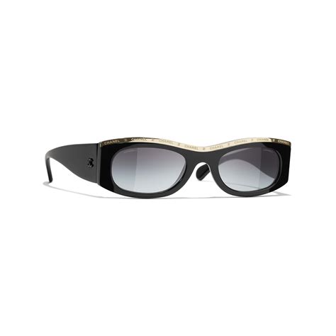 Sunglasses Rectangle Sunglasses Acetate — Fashion Chanel