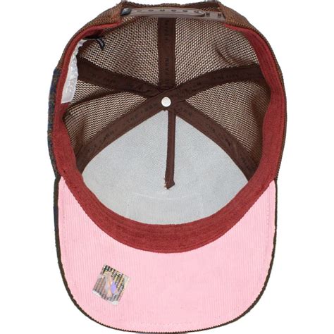 Gorra trucker gris marrón y verde búho Cum Laude Ass Play The Farm de Goorin Bros Caphunters es