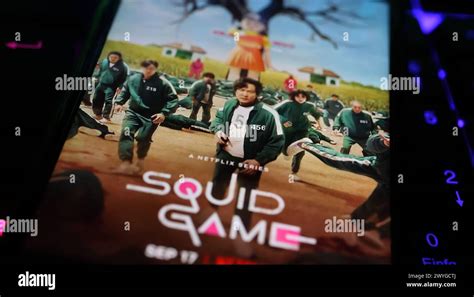 Viersen Germany April 3 2024 Netflix Series Squid Game Cover