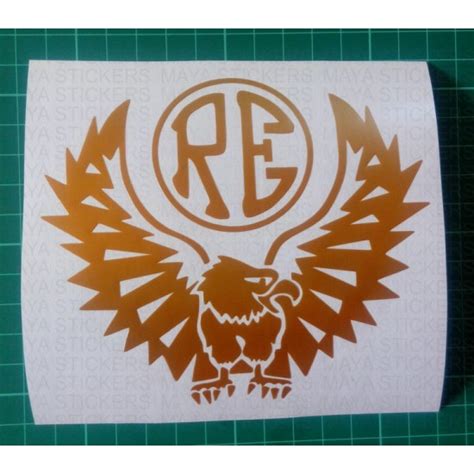 Custom Eagle Vinyl Decal Sticker For Royal Enfield MadeLikeArt