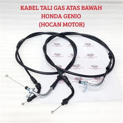 Jual KABEL GAS TALI GAS ATAS BAWAH HONDA GENIO 1SET Shopee Indonesia