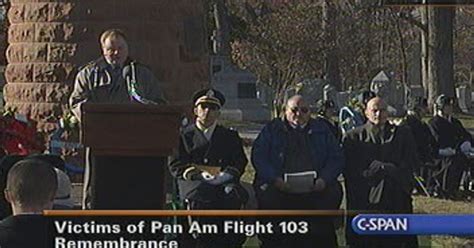 Pan Am Flight 103 Remembrance | C-SPAN.org