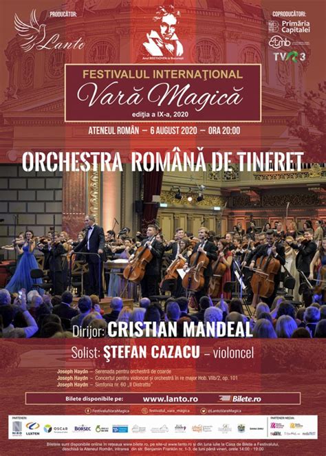 Orchestra Romana De Tineret Din Nou O Prezenta Stralucitoare La