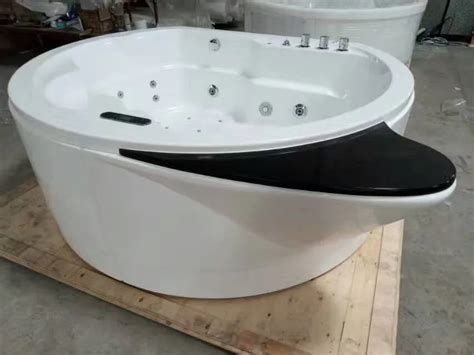 Joyee 2 Person Soaking Tub Bathtub For Fat People Bathtub 2m Black ...