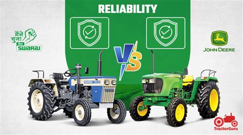 Swaraj Vs John Deere Tractor Comparison Price Spec