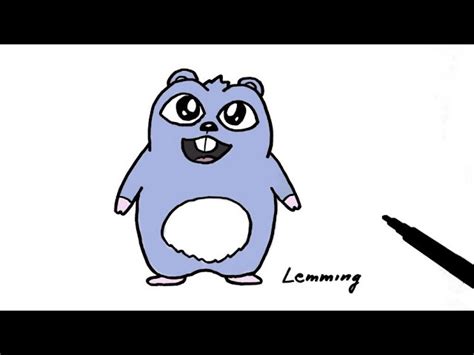 How To Draw A Lemming