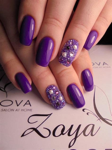 Purple Nail Art Designs Art And Design