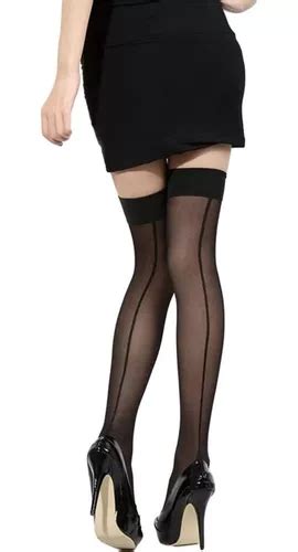 Sexy Medias Lenceria Encaje Nude Mujer Hot Erotico MercadoLibre