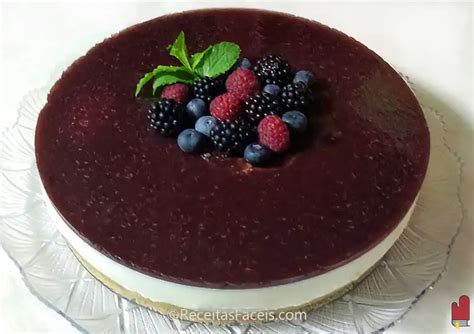 Cheesecake De Frutos Vermelhos Receitas F Ceis